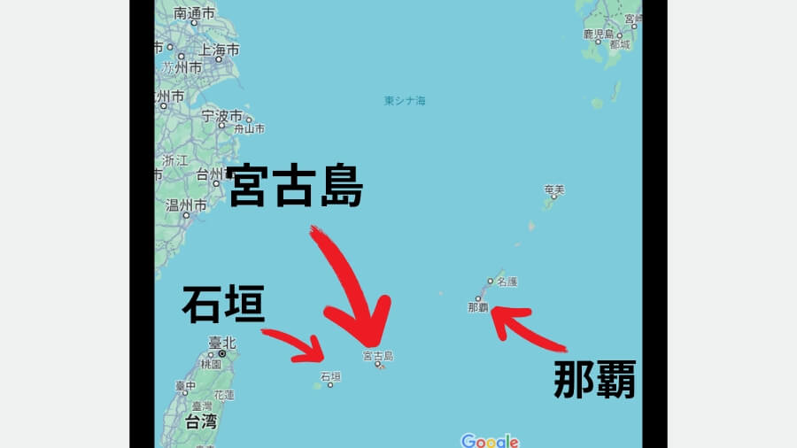 宮古島　地図